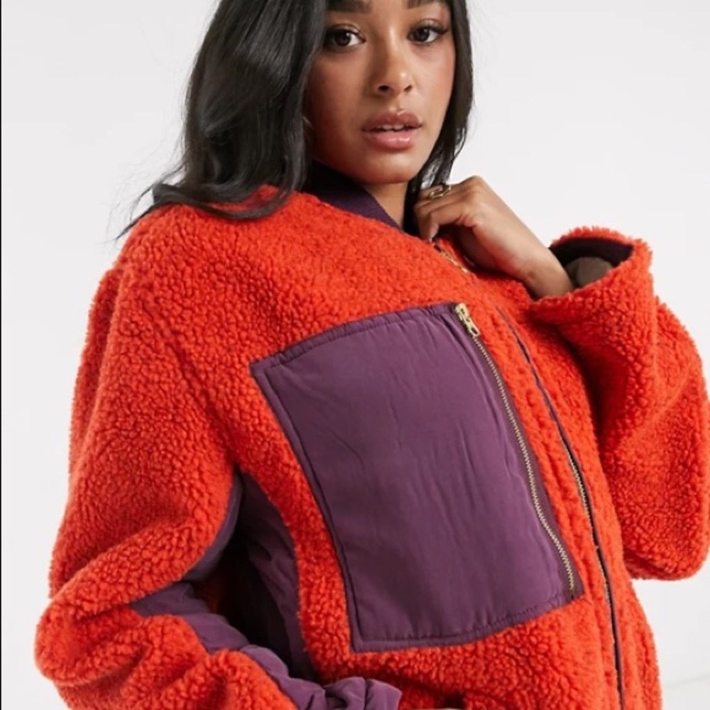 NWT Women’s Free People Rivington Sherpa Jacket - Picture 5 of 5